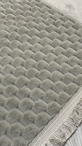 Vizon Renkli Yumuşak Side Kilim