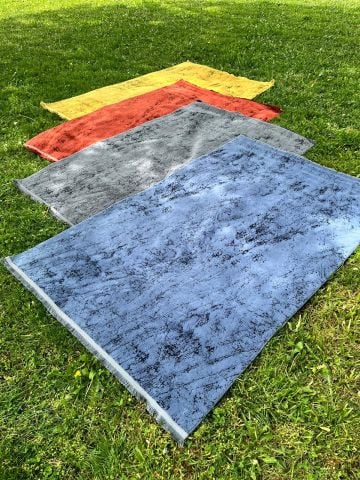 Kırmızı Renkli Verona İnce Halı