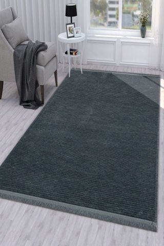 Haki / Koyu Yeşil Rengi Oamuk Dokuma Sultan Kilim 100X200