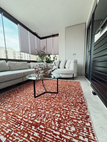 Ersin Doğan`ın Tercihi Kiremit / Yanık Turuncu Renkli Garden Kilim