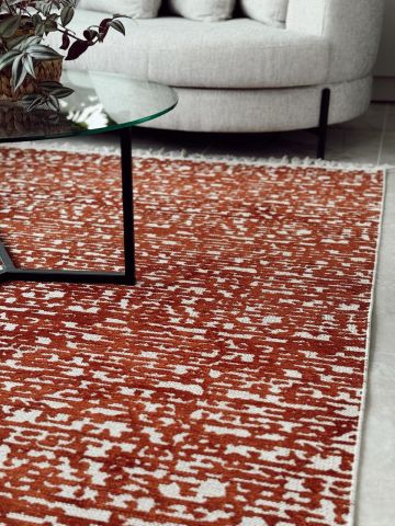 Ersin Doğan`ın Tercihi Kiremit / Yanık Turuncu Renkli Garden Kilim