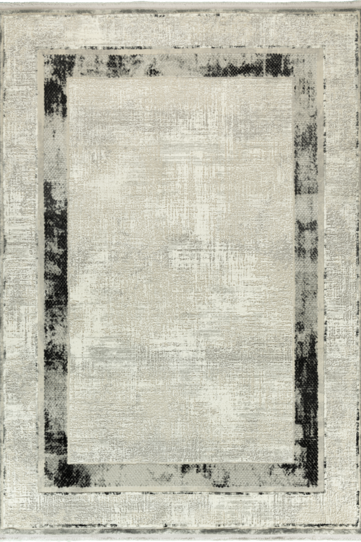 Siyah Çerçeveli Rumeli Halı 100X200