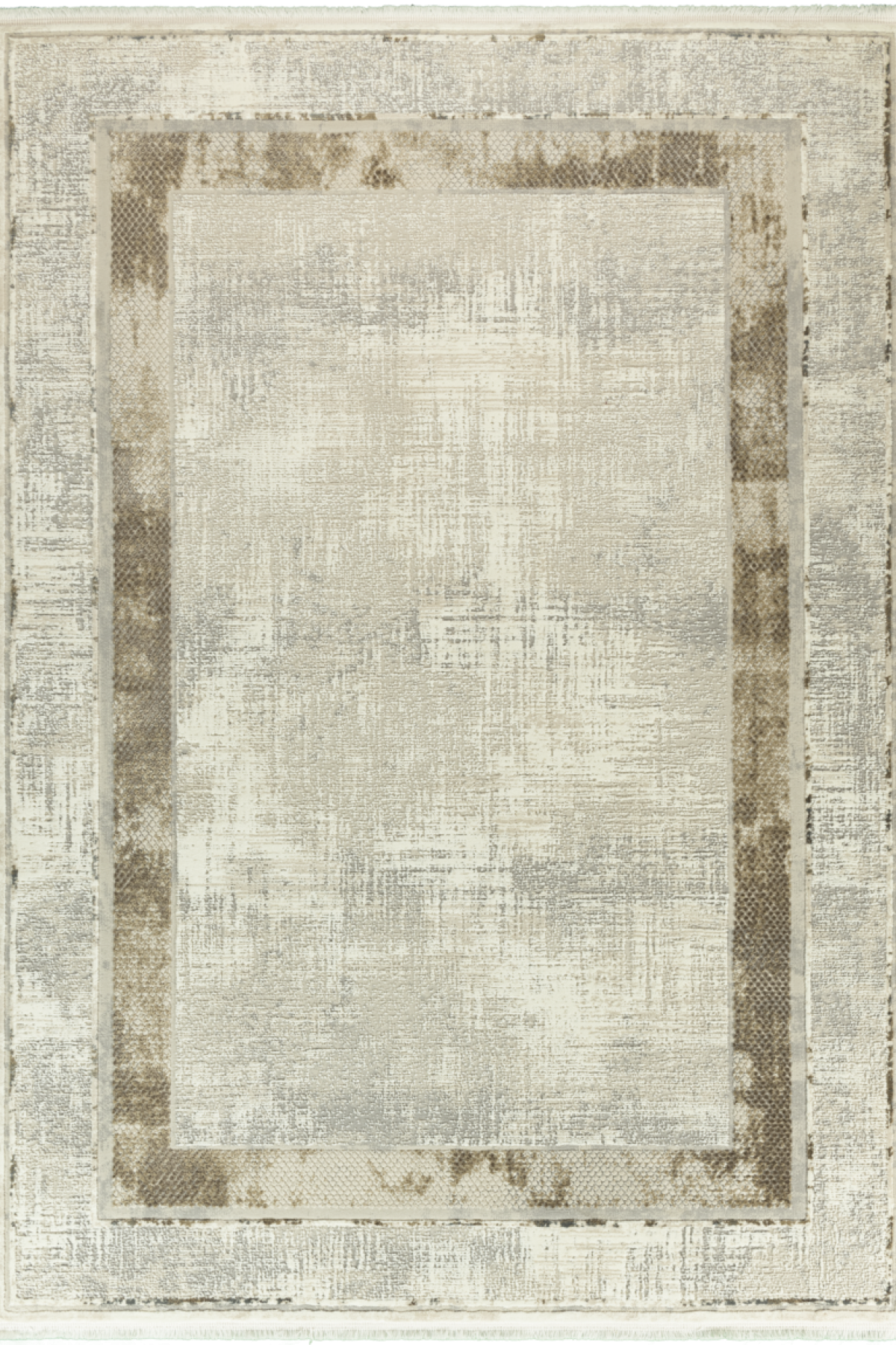 Kahve Çerçeveli Rumeli Halı 100X200