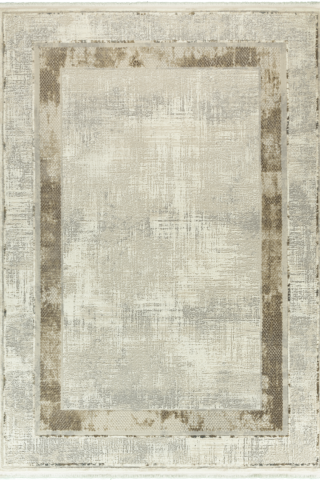 Kahve Çerçeveli Rumeli Halı 100X200