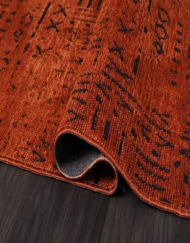 Turuncu Renkli Etro Dokuma Kilim