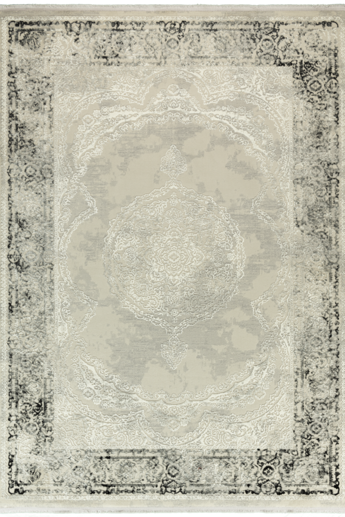 Antrasit Göbekli Rumeli Halı