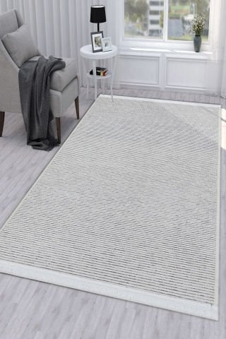 Ekru Rengi Pamuk Dokuma Sultan Kilim