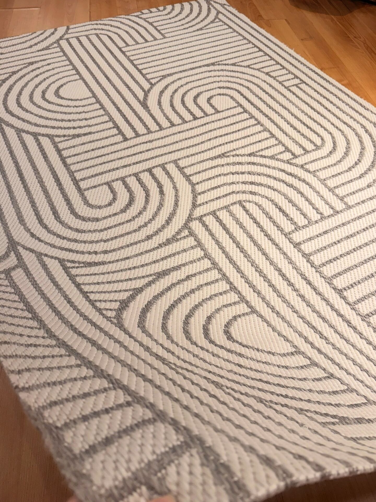 Gri Renkli Desenli Europa Sisal