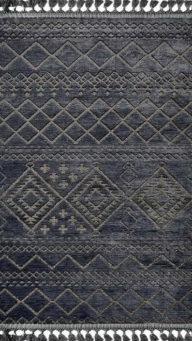 Antrasit Renkli Garden Kilim