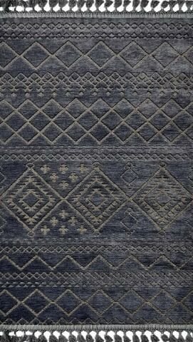 Antrasit Renkli Garden Kilim