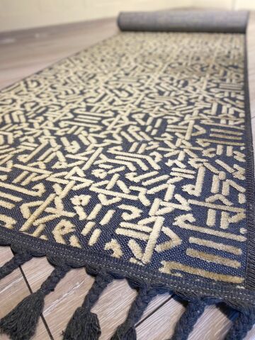 Sarı Renkli  Nakışlı Rönesans Kilim