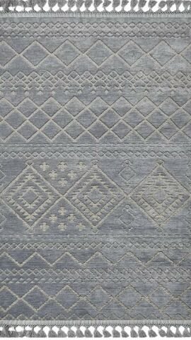 Gri Renkli Garden Kilim 100X200