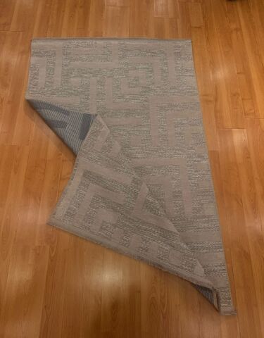 Kahverengi Çizgili Hereke Kilim