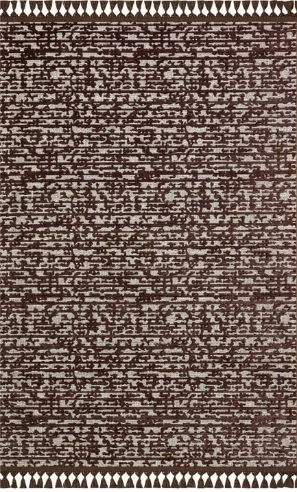 Koyu Kahve Renkli Garden Kilim 100X200