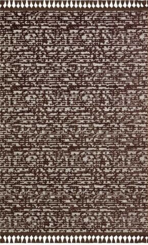 Koyu Kahve Renkli Garden Kilim 100X200