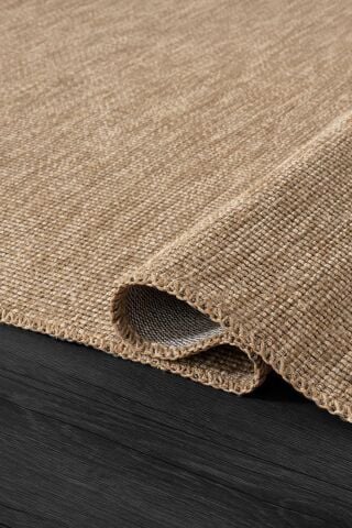 Kahverengi Renkte Düz Model Mumbai Sisal