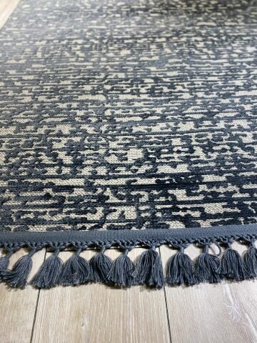 Antrasit Renkli Dağınık Desen Garden Kilim 100X200