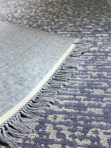Gri Renkli Dağınık Desen Garden Kilim 100X200