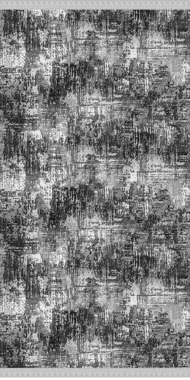 Antrasit Serpme Desenli Dokuma Tabanlı Kilim
