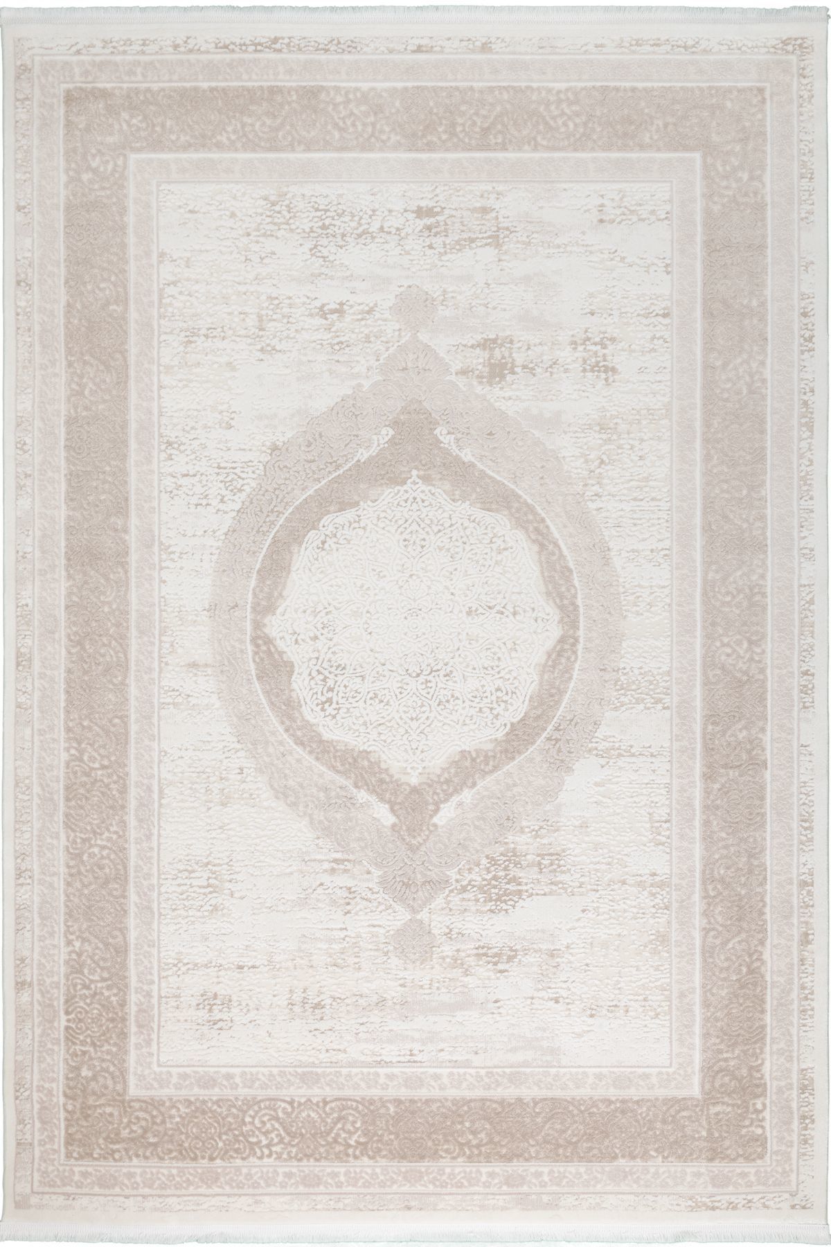 Krem Göbekli Galata Halı