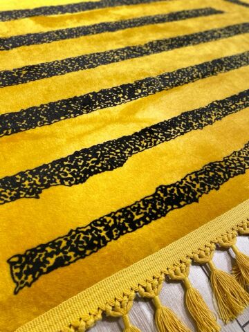 Kaymaz Taban Sİhay Beyaz Zebra Desenli Kilim 120X180