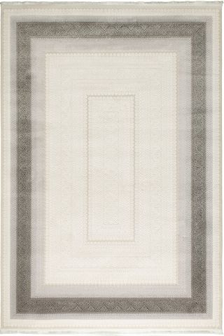 Gri Göbekli Çerçeve Galata Halı