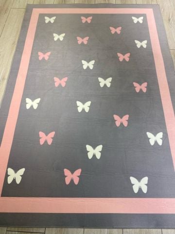 Kelebek  Desenli Çocuk Odası Kilim