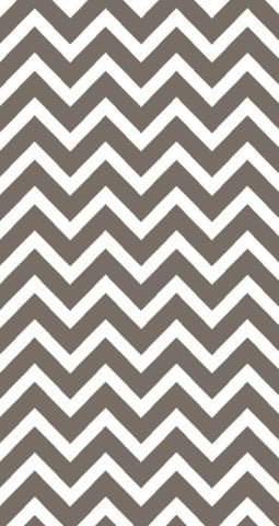 Gri Zikzaklı  Dijital Baskı Halı