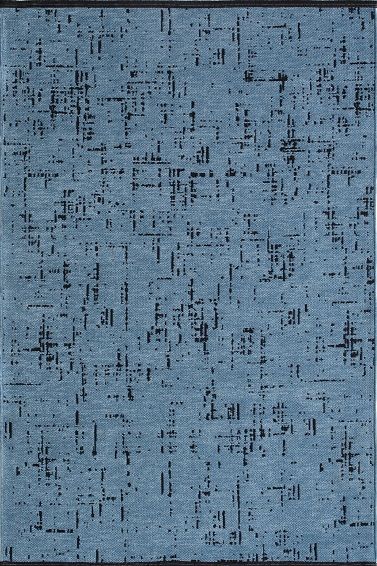 Mavi Renkli Aura Kilim