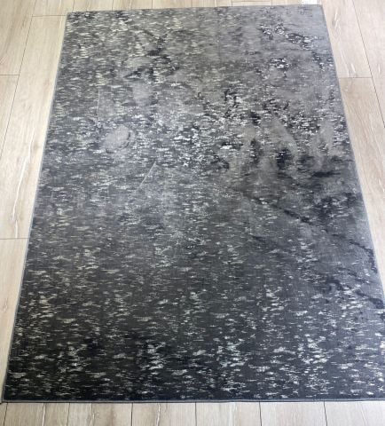 Gri Üzerine Silver / Lame Detaylı Diamond Kilim