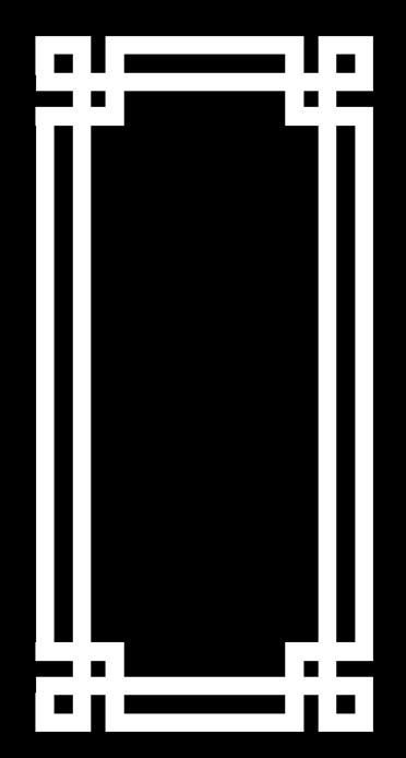 Siyah Beyaz Çerçeveli Dijital Baskı Halı