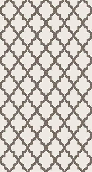 Gri Desenli Dijital Baskı Halı