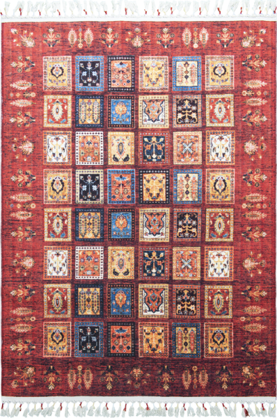 Otantik Desenli Dekoratif Dokuma Kilim