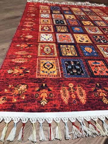 Otantik Desenli Dekoratif Dokuma Kilim