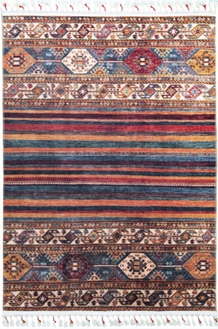 Renkli Otantik Desenli Dekoratif Kilim