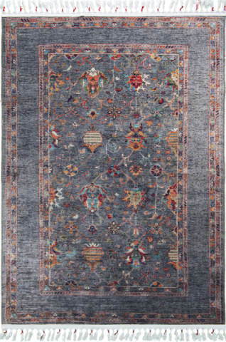 Eskitme Desenli Dekoratif Kilim