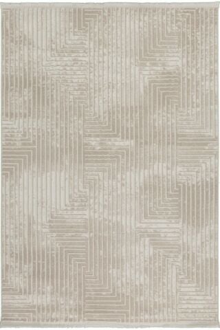 Krem, Renge Renk Geometrik Desenli Astra Halı 100X200