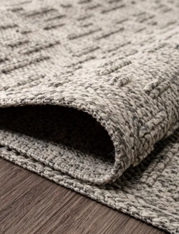 Gri Renkli Kırçıllı Desen Bravvo Kilim