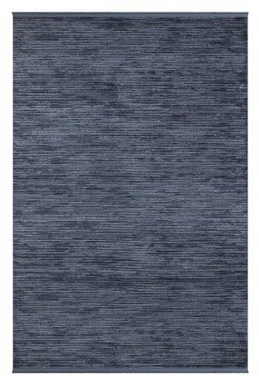 Mavi Renk Pamuk İplikten Moon Halı