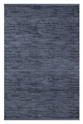 Mavi Renk Pamuk İplikten Moon Halı