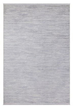 Gri Renk Pamuk İplikten Moon Halı