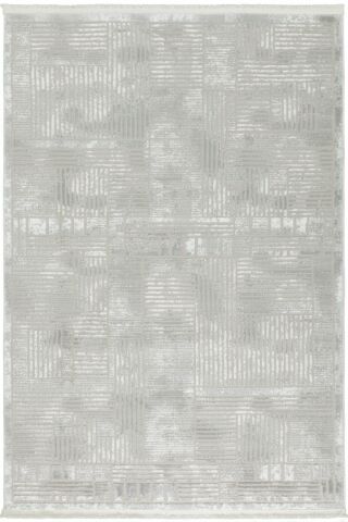 Gri Renkli, Renge Renk Çizgi Desenli Astra Halı 100X200