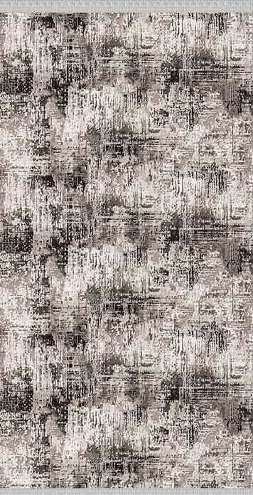 Kahverengi Dijital Baskı Halı 100X200