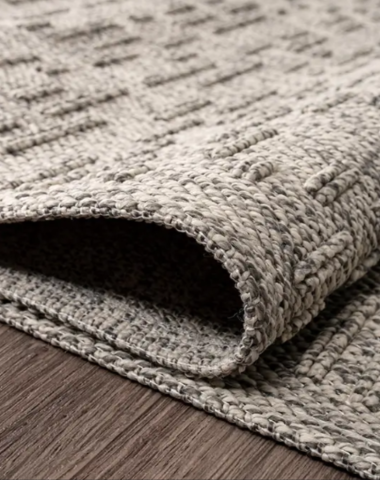 Açık Kahve Rengi Kendinden Desenli Bravvo Kilim