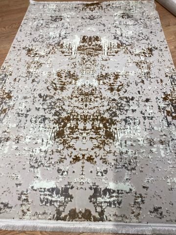 Gold Renk Modern Desen Milano Kilim