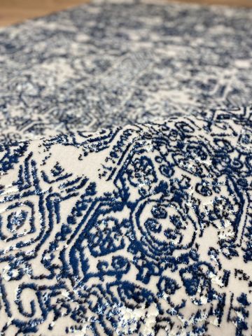 Mavi Renk Modern Desen Milano Kilim