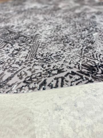 Gri Renkli Modern Desen Milano Kilim 160X230