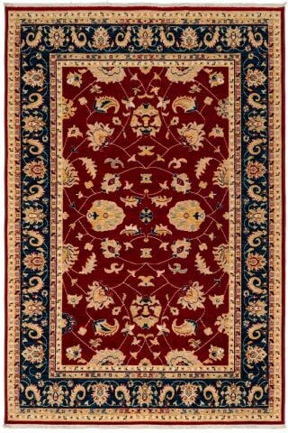 Bordo Desenli  Yün Halı