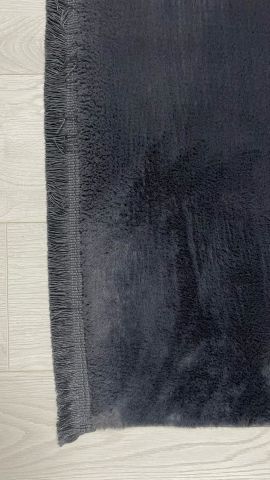 Antrasit Rengi Yumuşak Yüzeyli Puffy Kilim