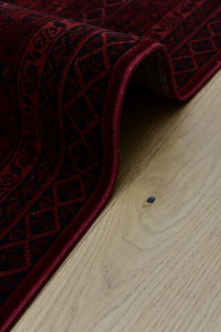 Bordo Desenli  Yün Halı